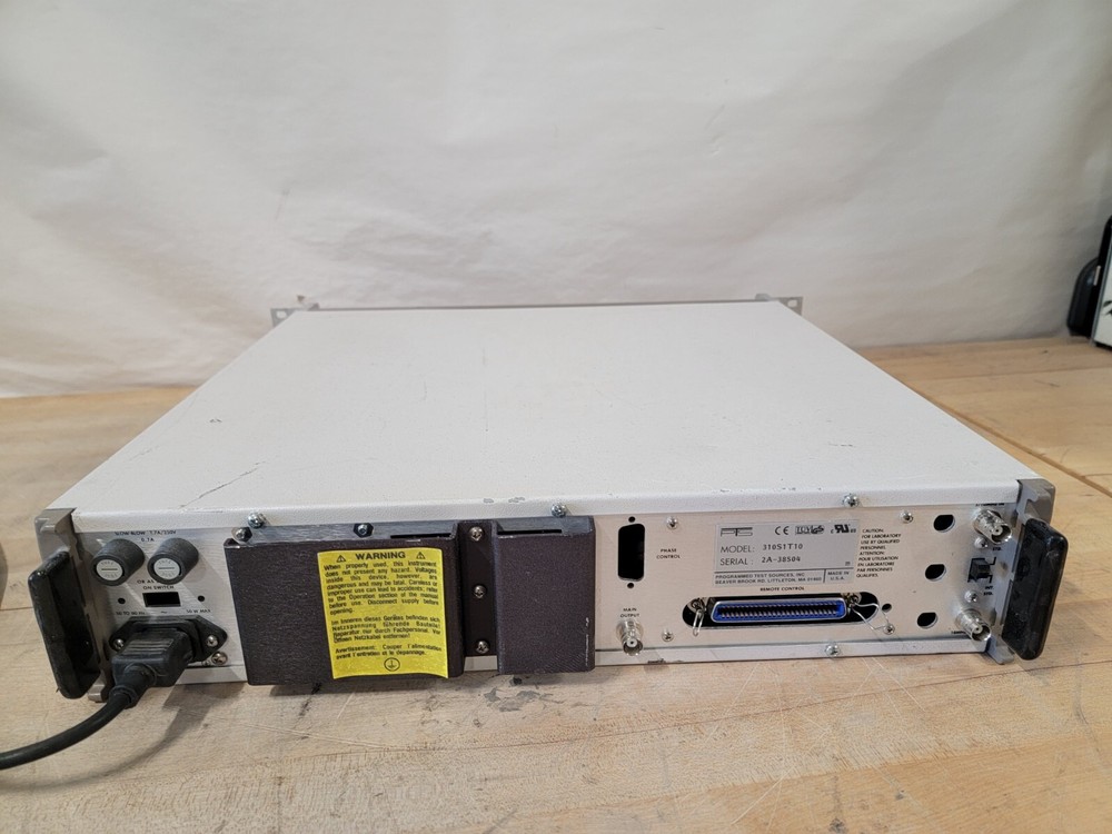 Programmed Test Sources PTS 310 FREQUENCY SYNTHESIZER 310S1T10