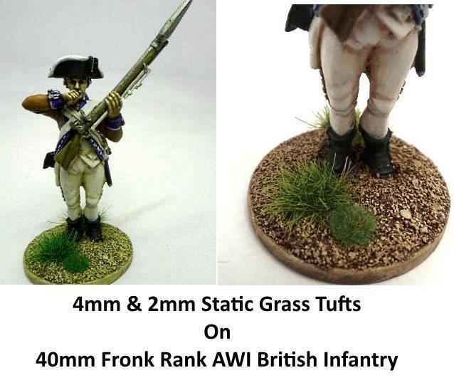 120X 4mm Static Grass Tufts Self Adhesive - Orks 40K Basing Kill Team Terrain