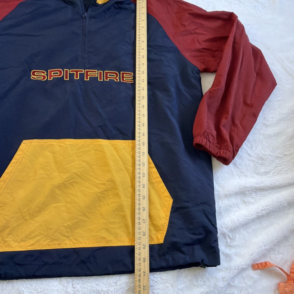 Spitfire Pullover Jacket - Windbreaker Pullover - Hoodie Color block Men's XL