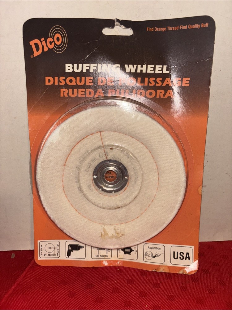 Dico 6" Cotton Cushion Buffing Wheel Polishing