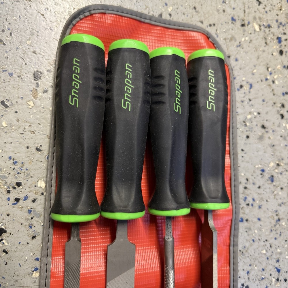 Snap-on 4 Piece File Set. SGHBF500G