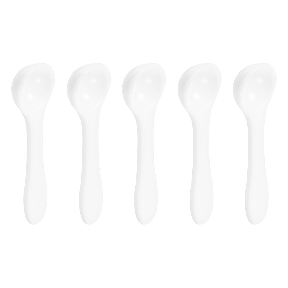 10Pcs 0.25g Teaspoon Micro Scoops Mini Measuring Spoons White
