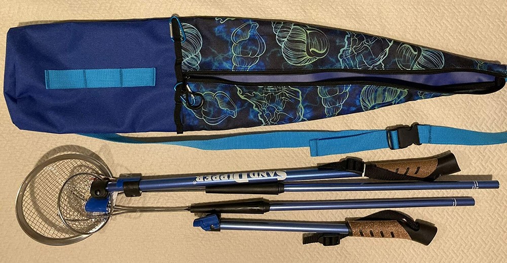 Sand Dipper Shoulder Sling Carry Bag - Blue