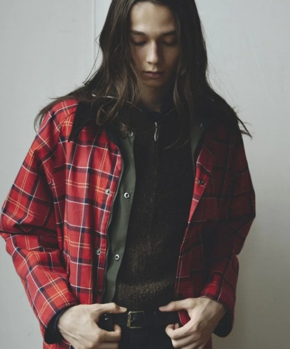 BARBOUR TRANSPORT UNISEX REVERSIBLE BLOUSON GREEN