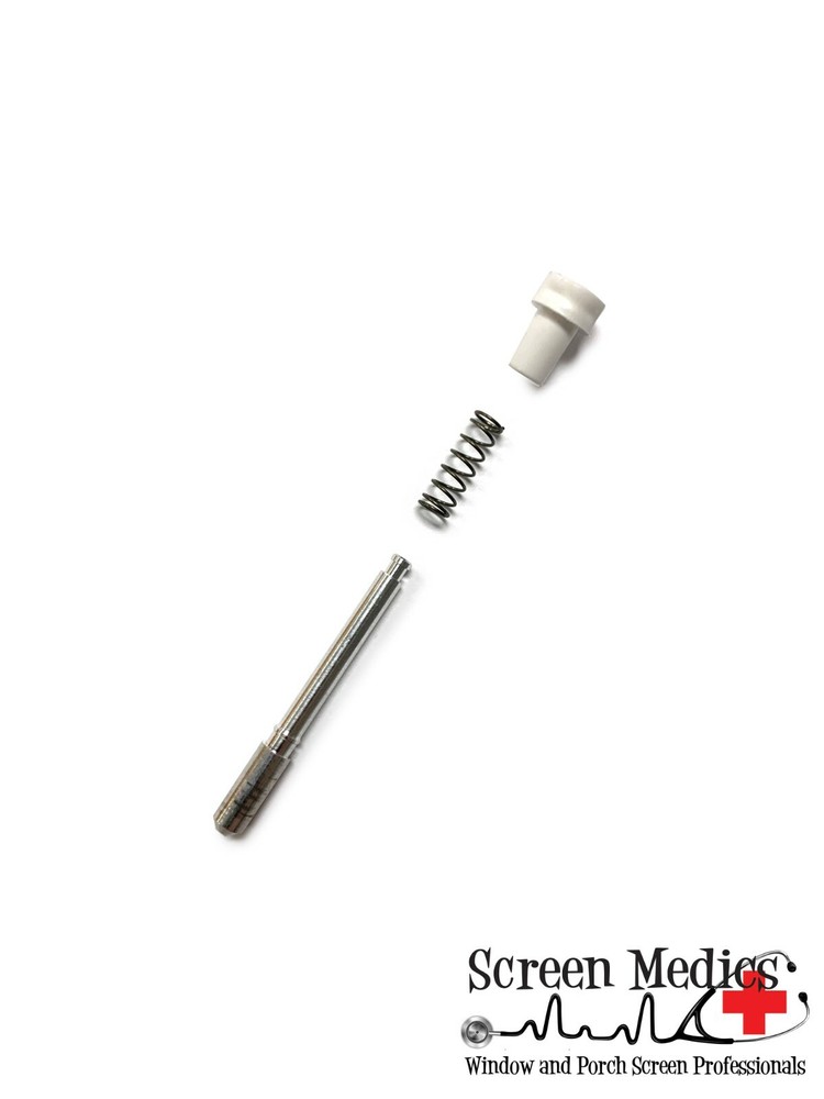 25 Pack - Plunger Pull Pins w/cap and spring for window screens