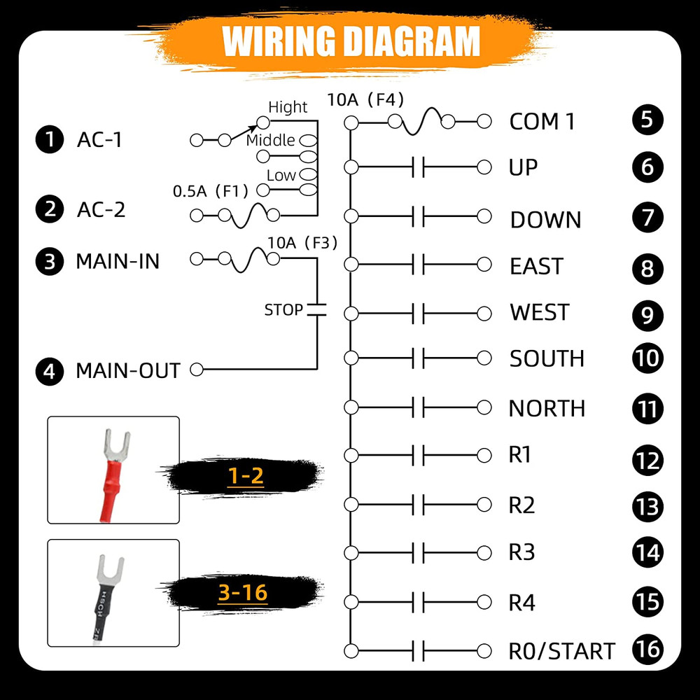 Wireless Crane Remote Control 12 Buttons 12V Industrial Channel Hoist Controller