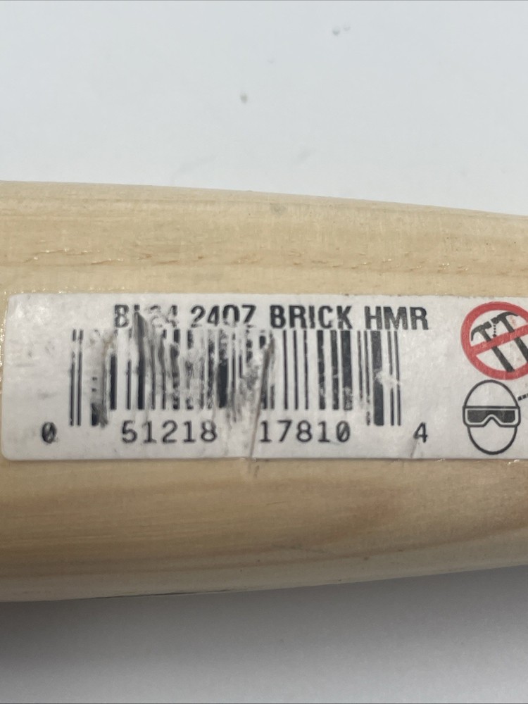 VAUGHAN Brick Masonry Hammer 24 oz BL24 **NEW** Minor Nicks