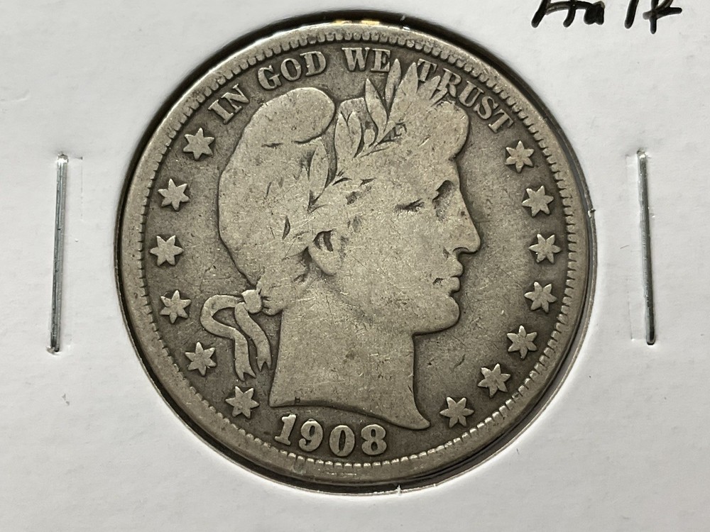 1908-D Barber Half