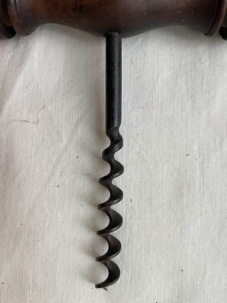 Corkscrew Direct Pull – Antique – Wood Finely Turned – Victorian Edwardian 19th