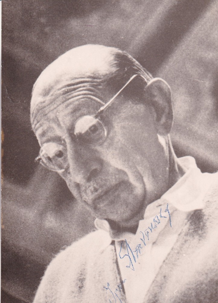 Igor Stravinsky - Composer + Conductor - Photo - Original Signed