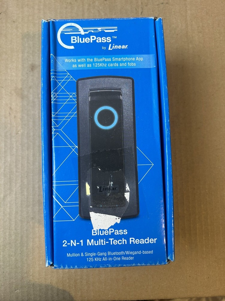 BluePass by Linear 2-N-1 Multi-Tech Reader 2N1-BTPRX 125 KHz All In One Reader