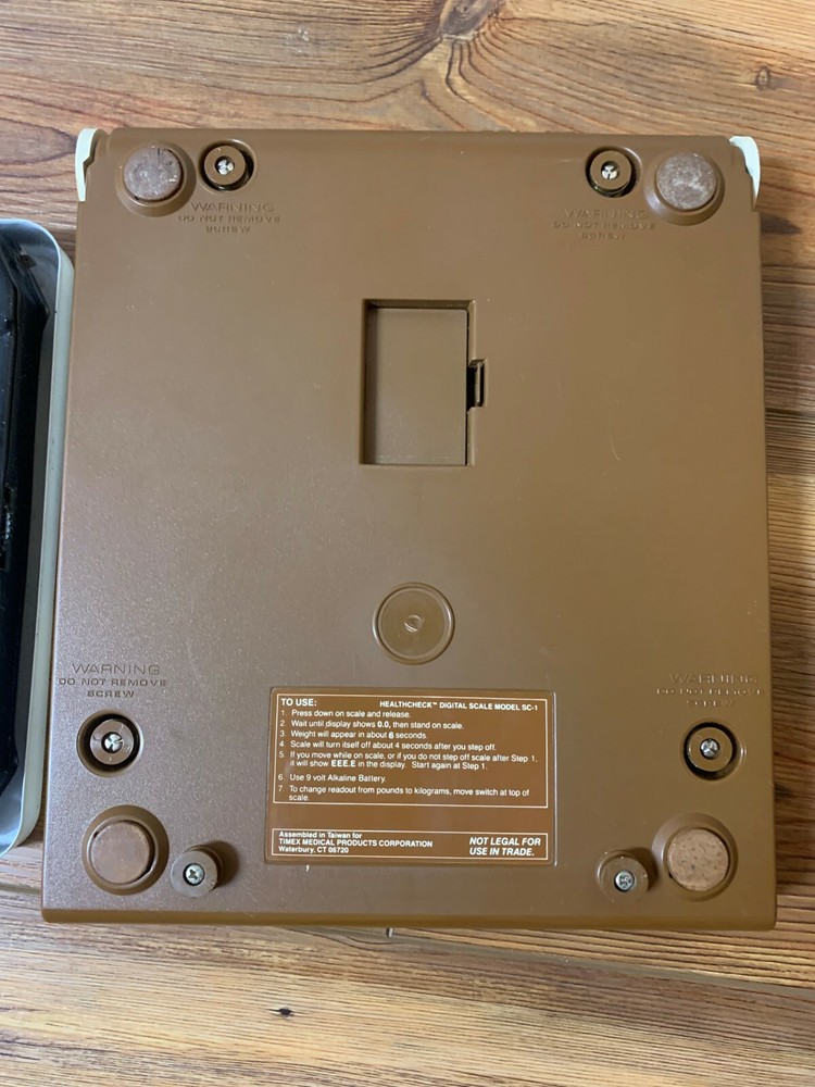 2 items Timex SC-1 + Sunbeam Bathroom Scales