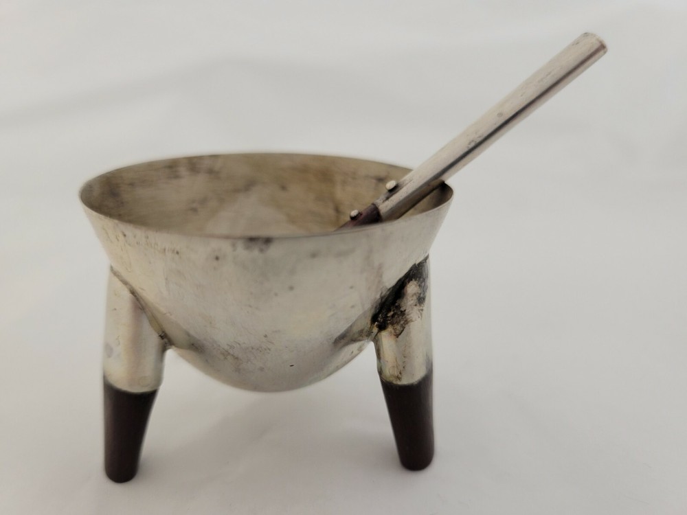 SPRATLING MEXICO STERLING SILVER DISH AND SPOON