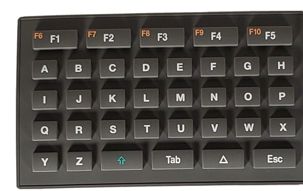 Intermec 2455 ABC Rubber Keypad replacement for Intermec 2455 Keyboard