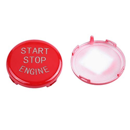 Car Engine Start Stop Switch Button Cover for E Chassis 3 Series E90 E91 Red