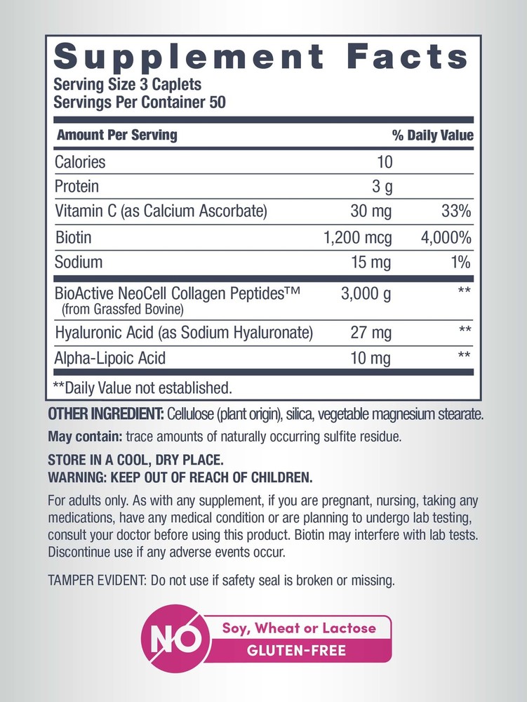 Collagen Beauty Builder Complex with Biotin | 150 Caplets | by NeoCell