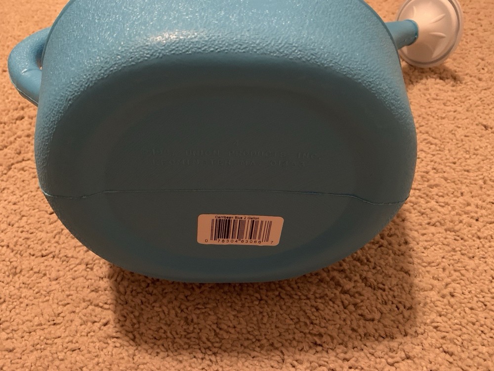 2 Gallon Blue Watering Can for Plants