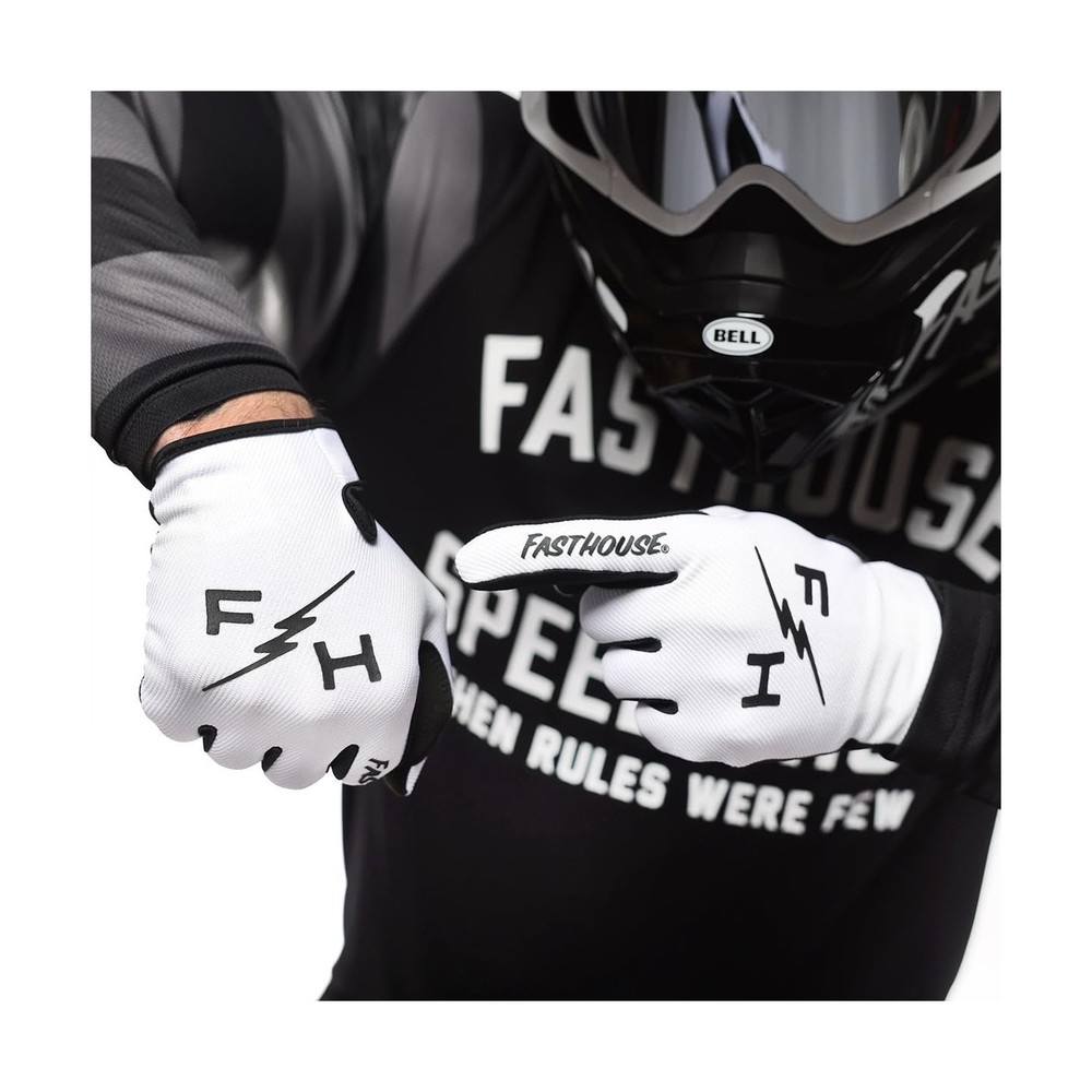 FASTHOUSE Carbon Eternal Glove White Small