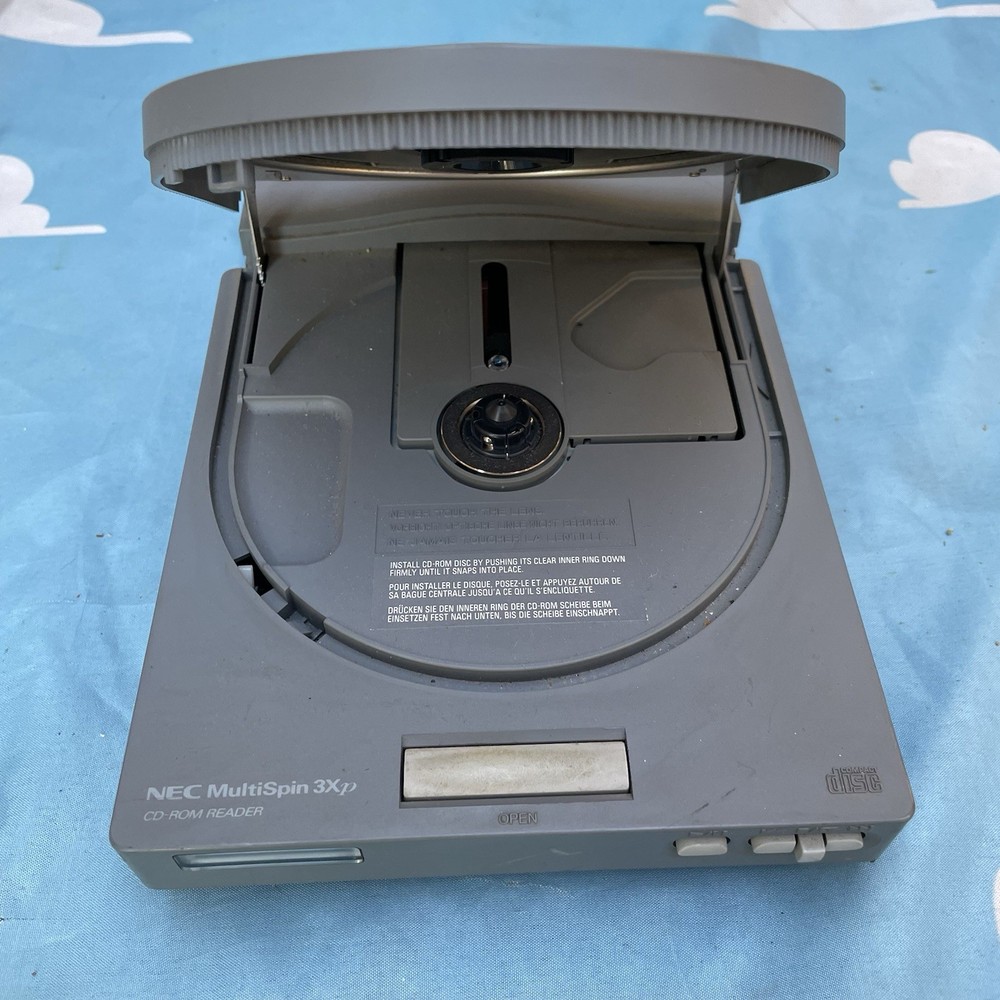 NEC MultiSpin Blue 3Xp External CD-ROM Drive Vintage Retro PC 1993