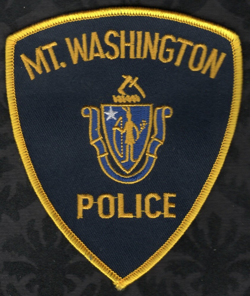👀😂😍👌   Mt Washington Massachusetts Police Shoulder Patch