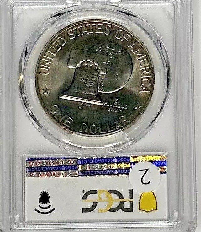 1976-P Type 2 PCGS Grades MS65 Eisenhower Ike Dollar