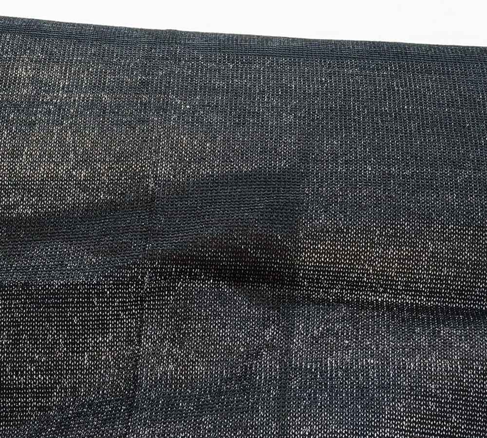 (2 Pack) 6' x 8' Black Mesh Tarp, 90% Shade