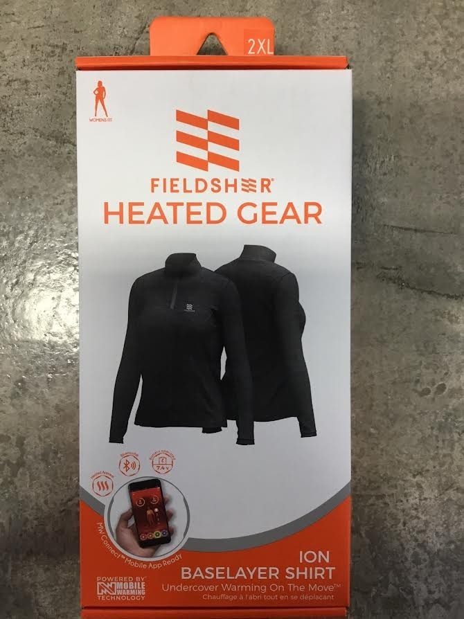 Fieldsheer Mobile Warming Womens Ion Base Layer Shirt Bluetooth Compatible