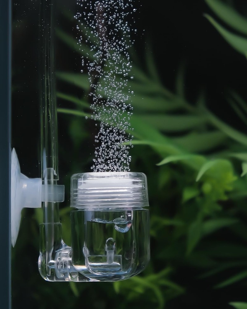 Pawfly CO2 Diffuser for Aquarium Plants, Clear Acrylic Small,
