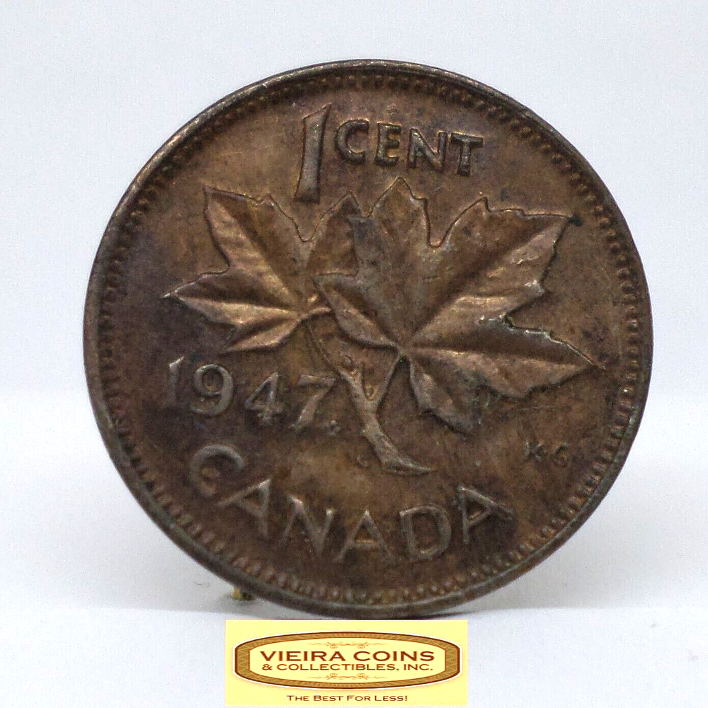 1947 Maple Leaf Canada One Cent - #C35558NQ