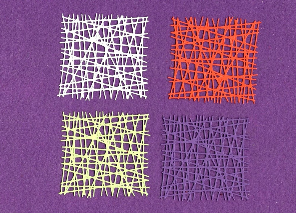 CROSS HATCH BACKGROUND die cuts scrapbook cards