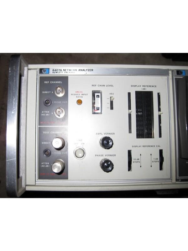 HP/Agilent 8407A 8412B Network Analyzer Phase Magnitude