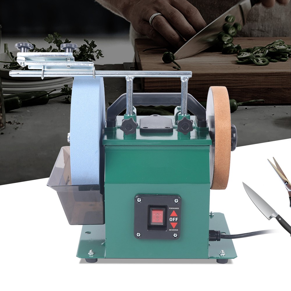 Blade Sharpening Machine 10 inch Two-Direction Water Cooled Wet &Dry Sharpener