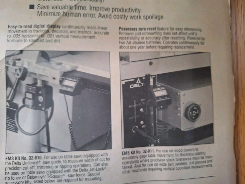 Vtge Delta Electronics Electronic Measuring system 101090 Display Untested Rare