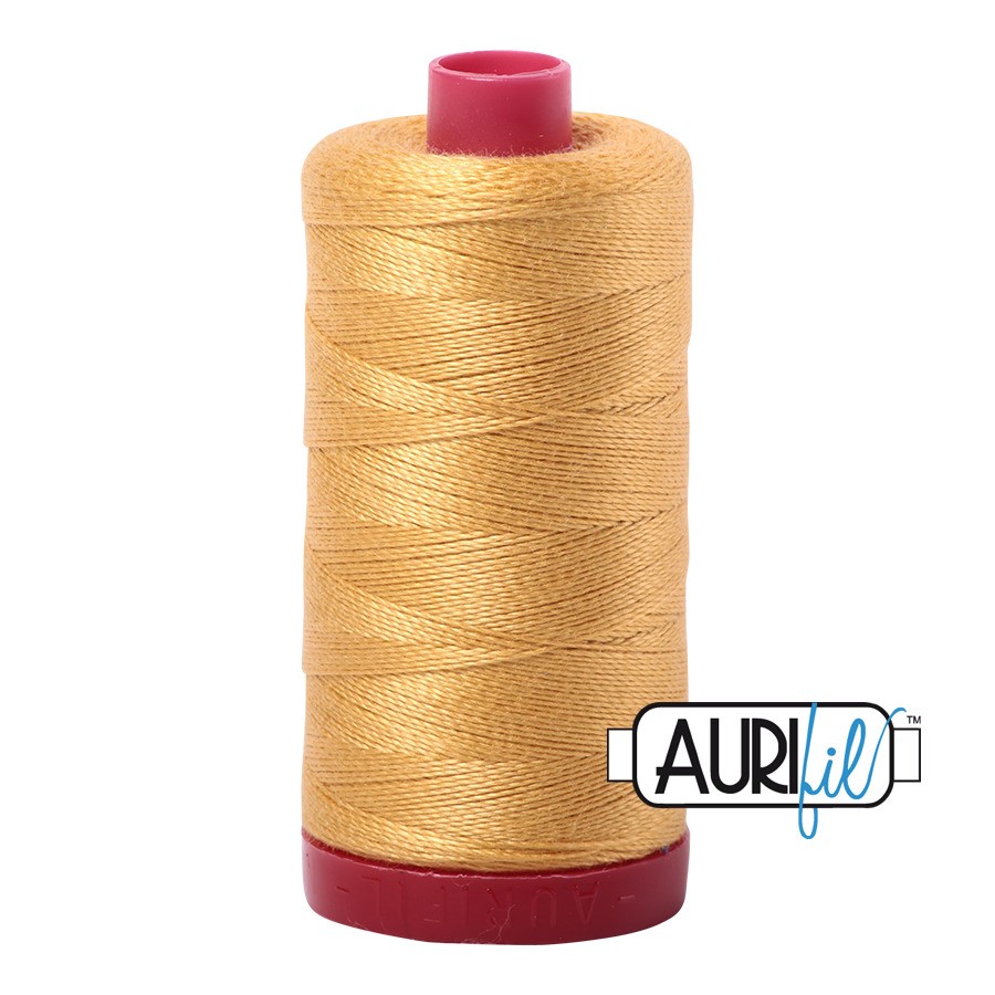 Spun Gold 2134 | 12wt Large Spool 325M / 356Y | Aurifil