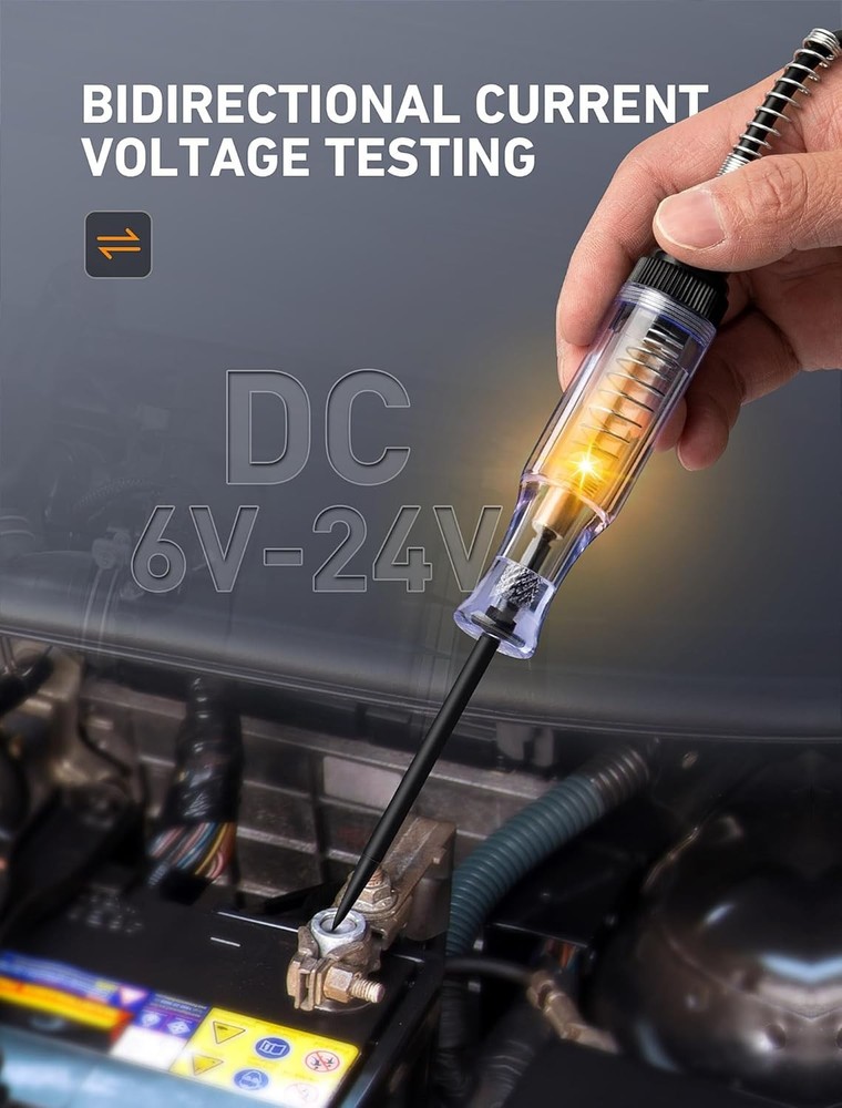 Automotive circuit test light volt