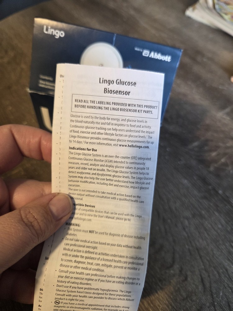 Abbott Lingo Glucose Biosensor System - Exp 10/2026 Sealed