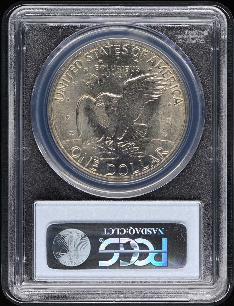 1972-D $1 Ike Dollar - Type 1 Clad PCGS MS65