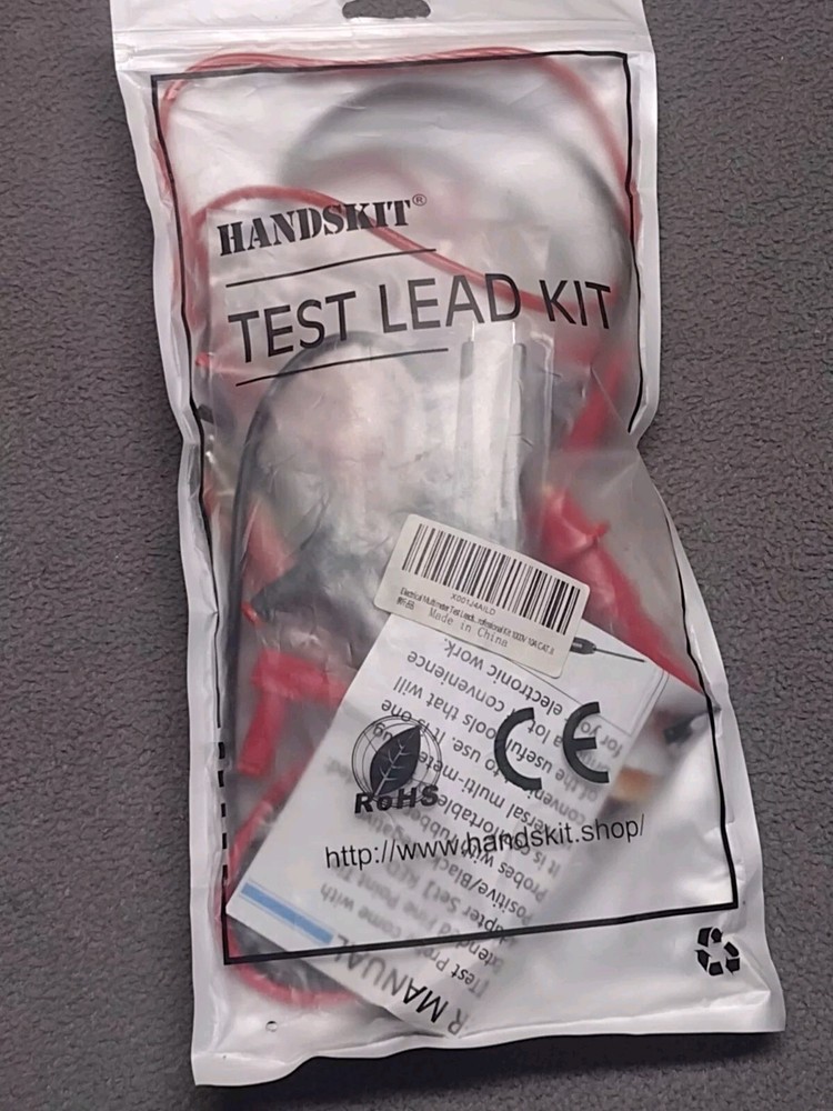 Handskit Test Lead Kit Electrical Multimeter Leads Pro 1000V 10amp Cat ll