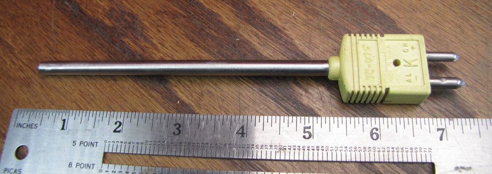 Omega 7" x 1/4" Thermocouple probe