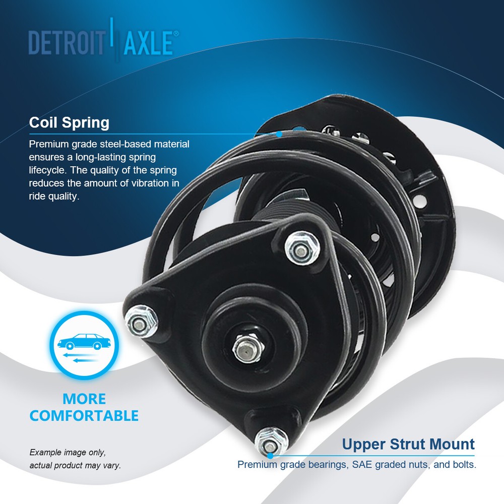 352mm Front Struts w/ Coil Spring Assembly + Sway Bars for 2011 2012 Kia Optima