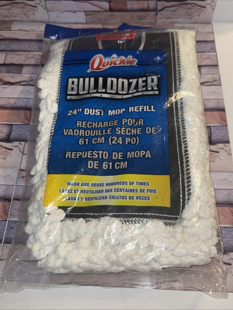 Quickie BULLDOZER Microfiber 24" Dust Mop Refill