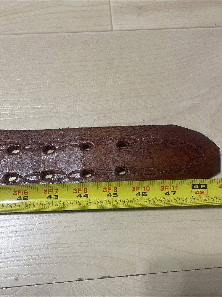 Belt Thick Heavy Leather Weight Lifting SizeLarge ”ROBERT”