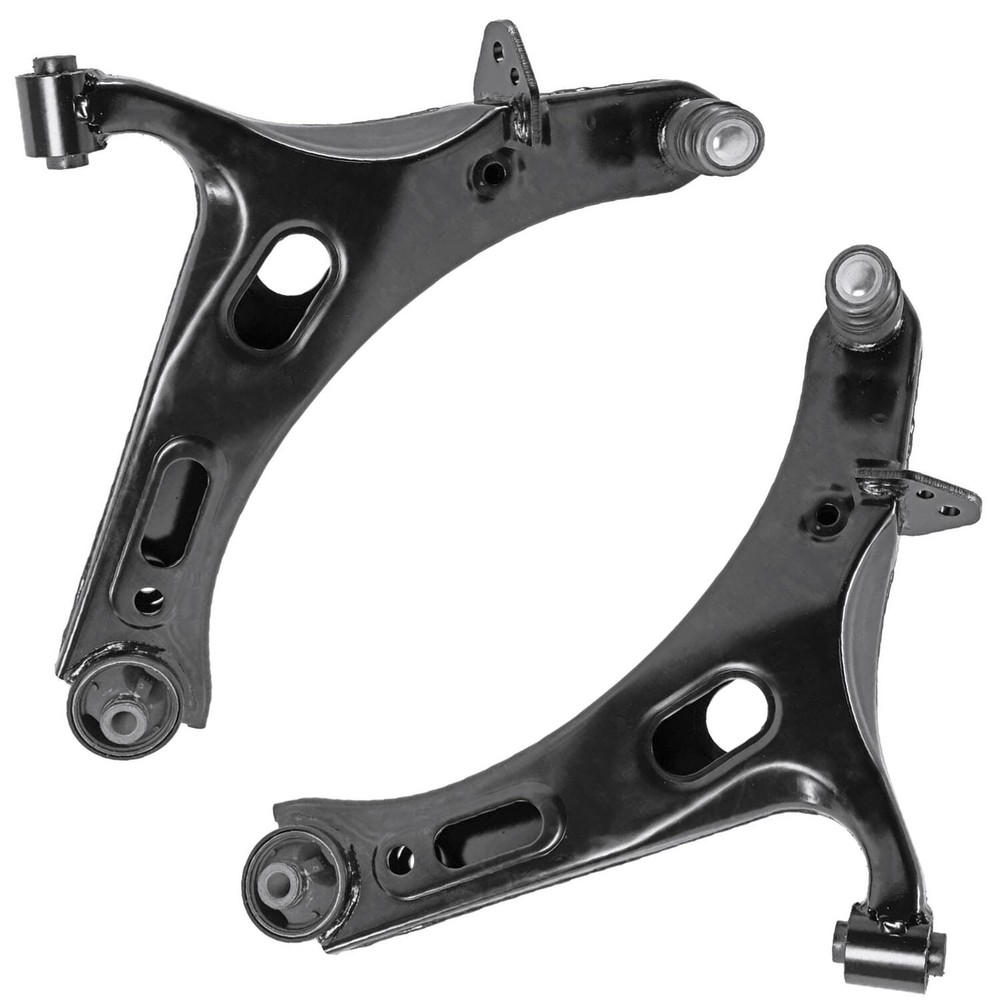 Front Lower Control Arms Outer Tie Rods Kit for 2010-2014 Subaru Outback Legacy