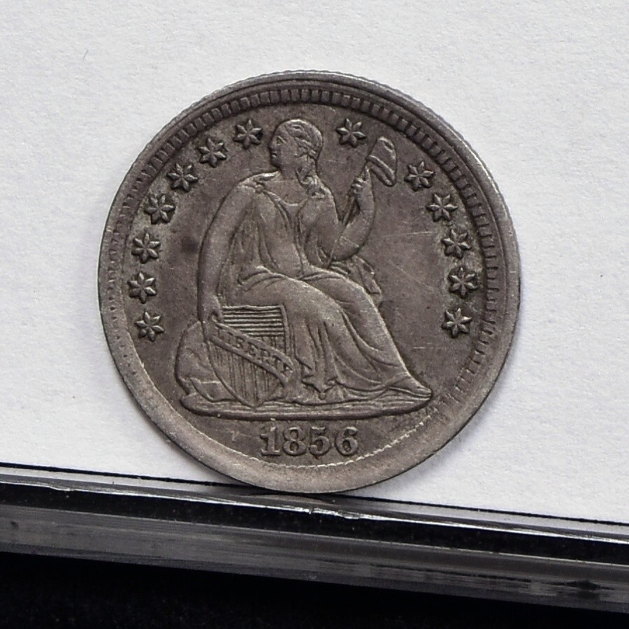 1856 Seated Half Dime - AU (#59001-L)