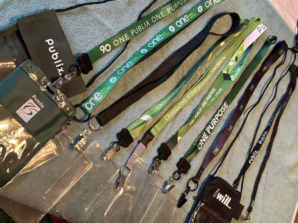 Publix ROC Leadership Lanyards (11 Years worth)