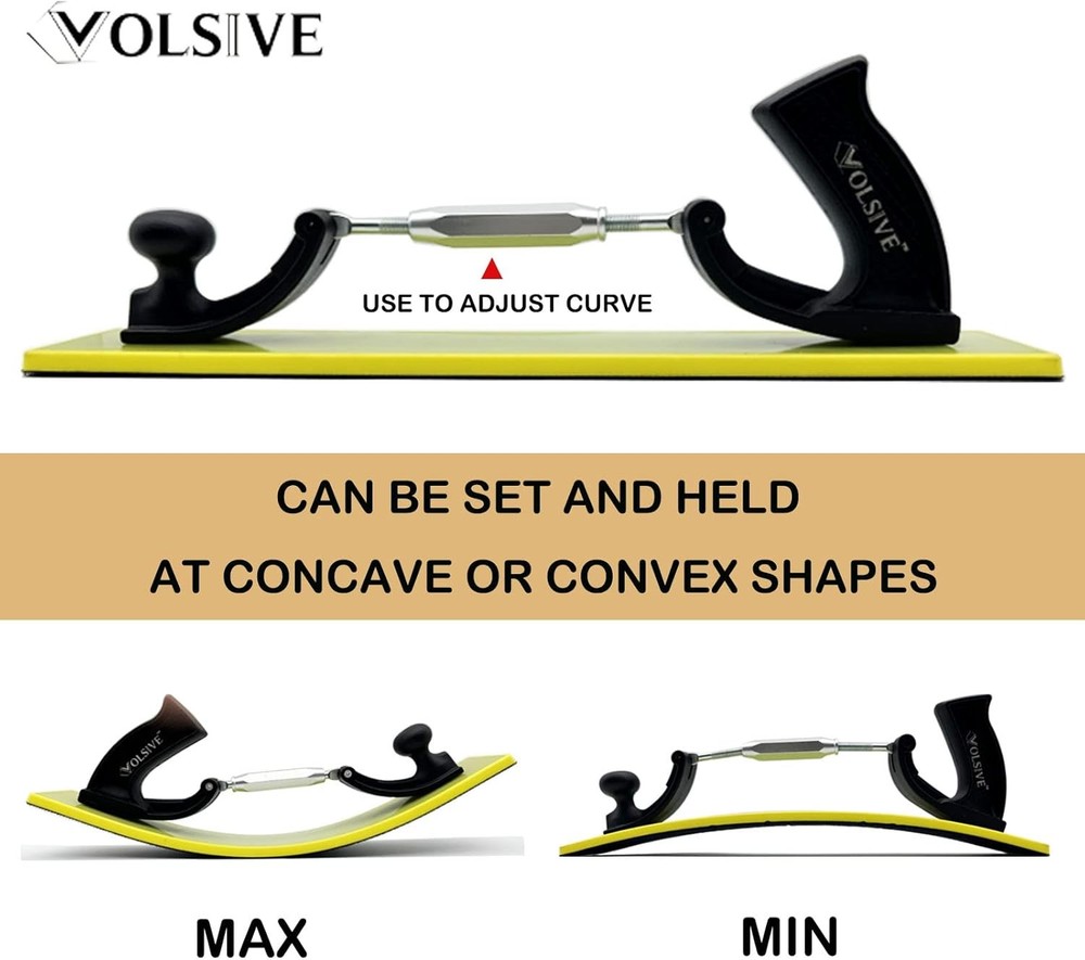 7pcs Hand Sanding Block Set, Rectangle Handheld Sanding Pad, Hook and Loop