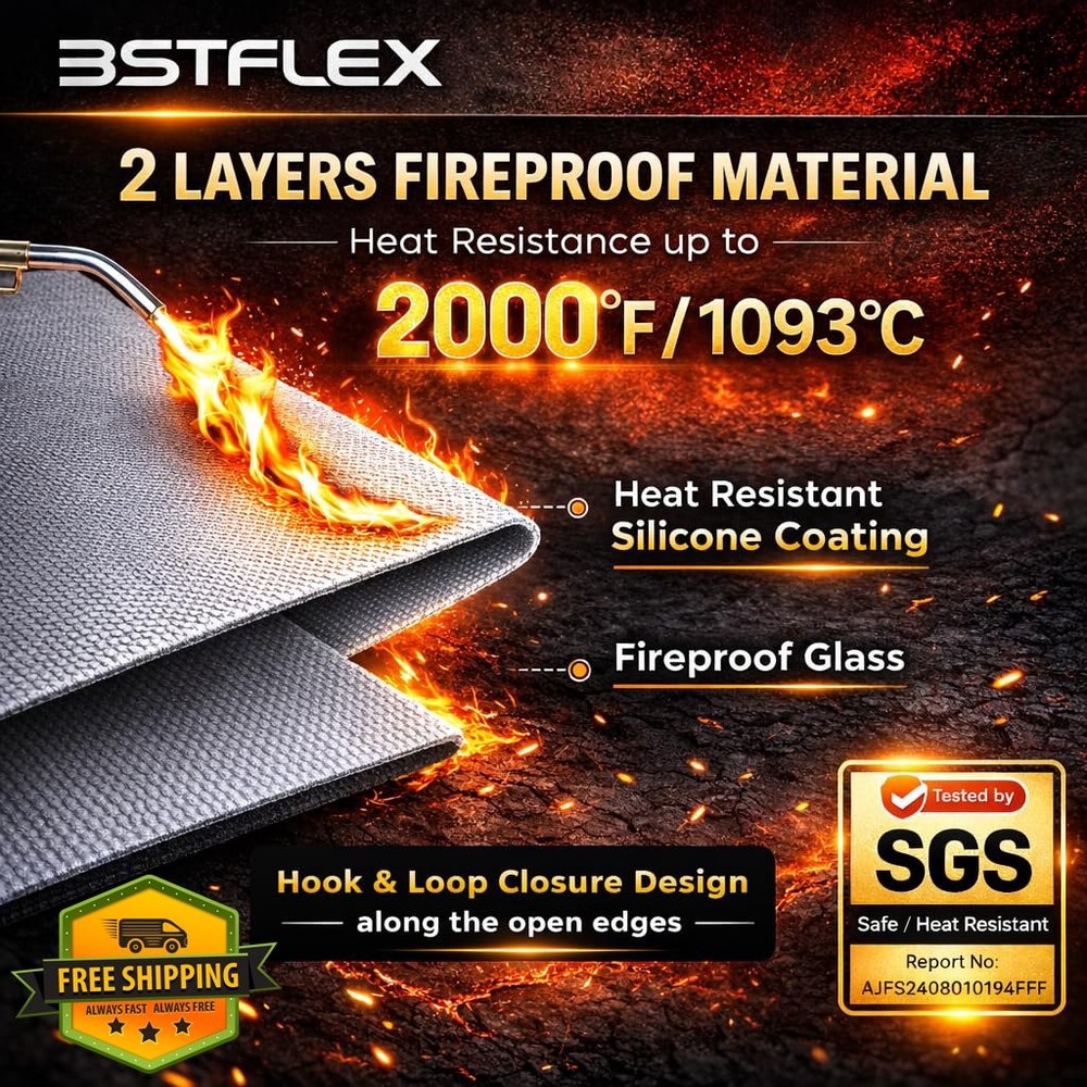 Aluminized Heat Shroud Sleeve 3/4" I.D x 10ft Hook and Loop Closure