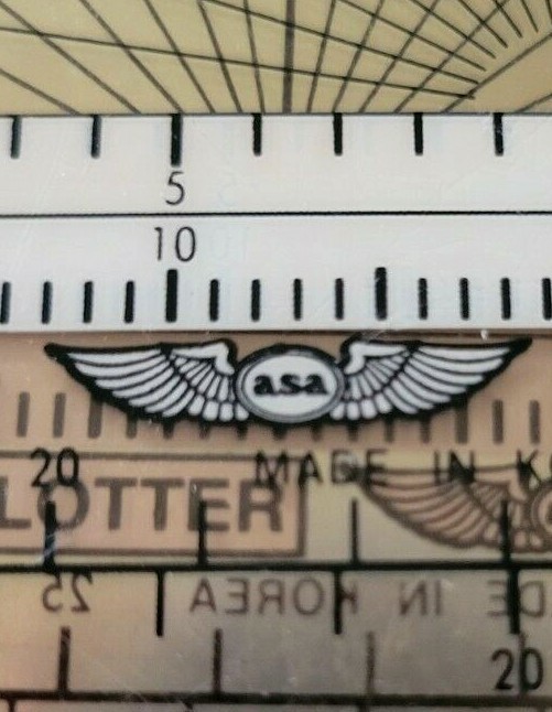 2 C-P 1 Plotter vtg Rulers Flight Navigation Plotter Nautical Distance