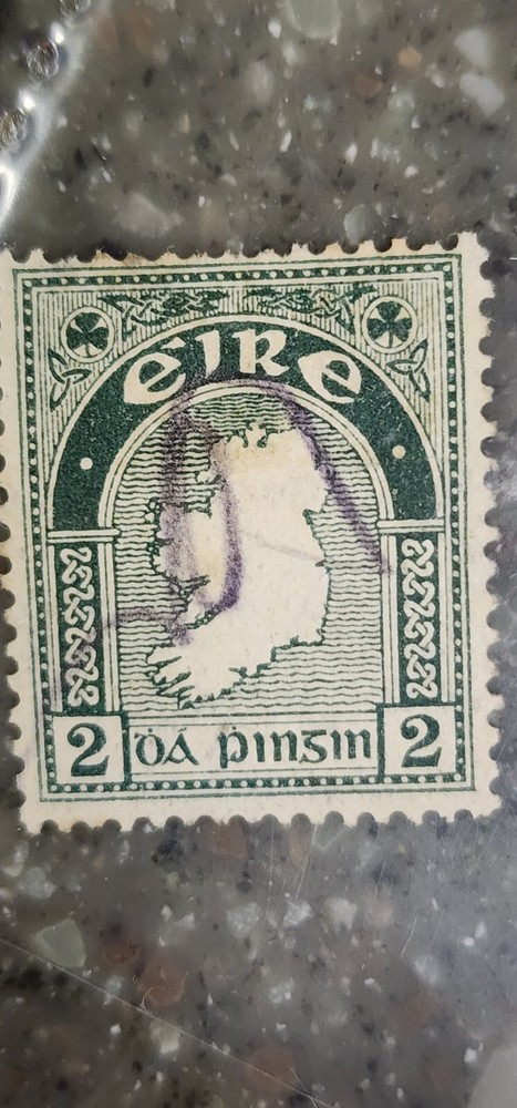 Eire Foreign 2c Green Stamp Used - #A714