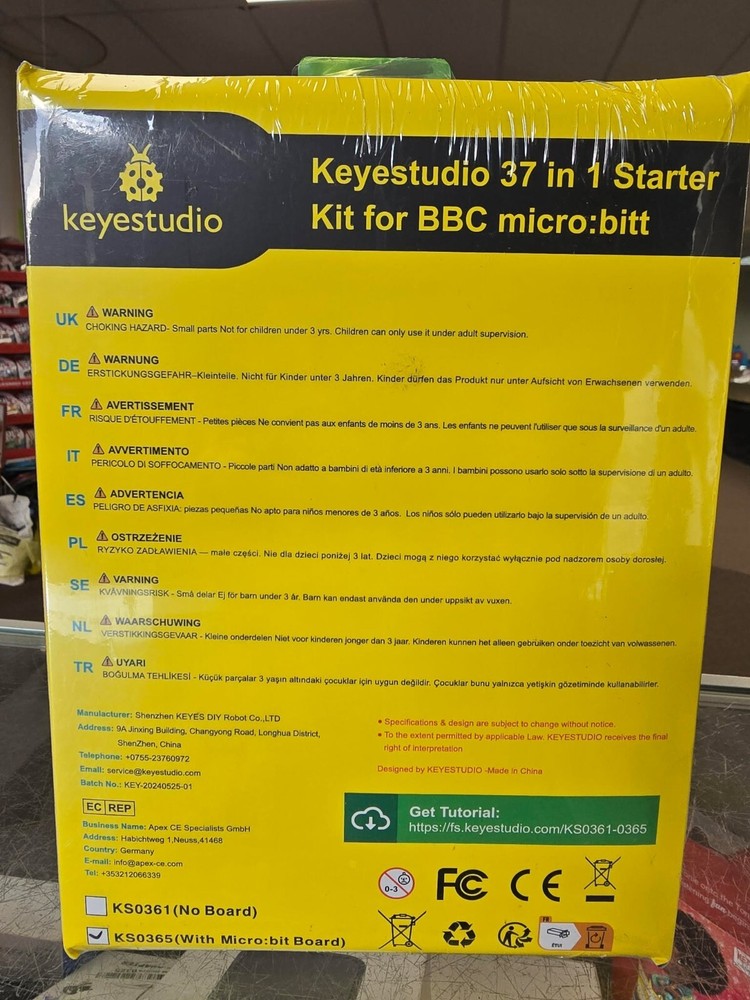 37 Sensors in 1 Box Starter Kit for BBC Micro bit with Tutorial (Without Micr...